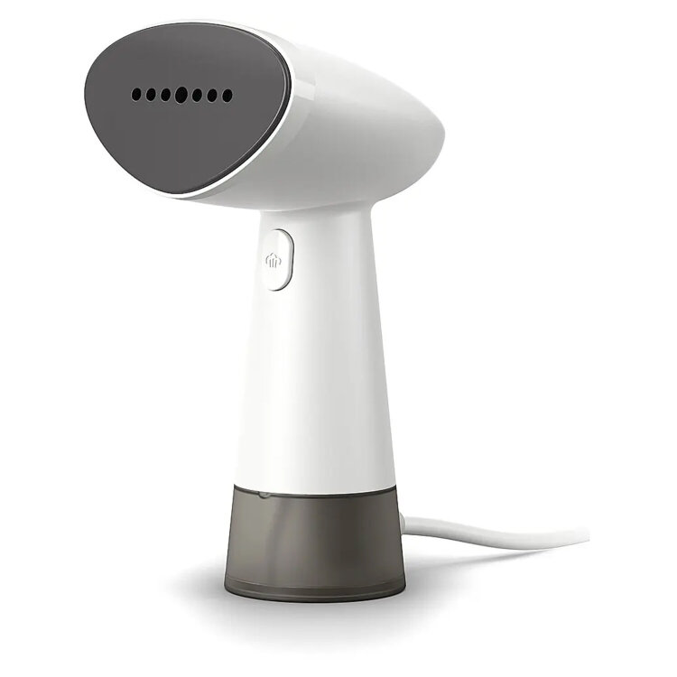 Отпариватель ручной PHILIPS STH1010/10, 900 Вт, 18 г/мин, резервуар 0,085 л, 1 режим, белый/серый, 456946