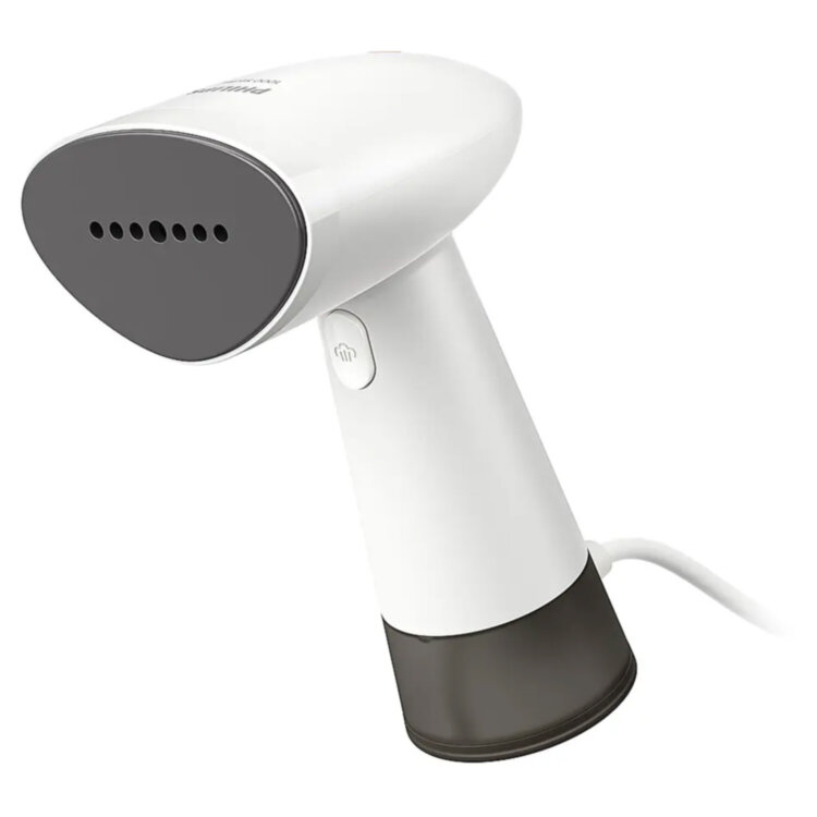 Отпариватель ручной PHILIPS STH1010/10, 900 Вт, 18 г/мин, резервуар 0,085 л, 1 режим, белый/серый, 456946