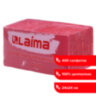 Салфетки бумажные 400 шт., 24х24 см, "Big Pack", красные, 100% целлюлоза, LAIMA, 114727, 114727