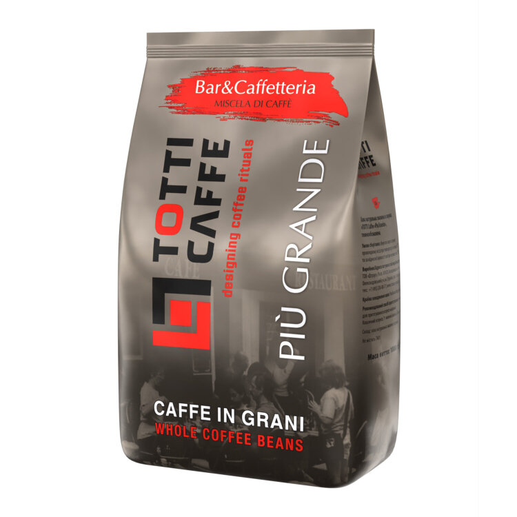 Кофе в зернах TOTTI "Caffe Piu Grande" 1 кг, ШФ000024573, 623253