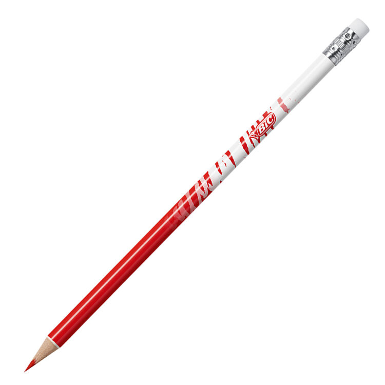 Карандаши цветные стираемые с ластиком BIC "Kids Evolution Illusion", 12 цветов, круглые, 987868 , 181846