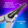 Готовальня BRAUBERG ULTRA, 4 предмета: циркуль 135 мм, запасные грифели, насадка, графитовый цвет, 210821, 210821