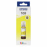 Чернила EPSON 108 (C13T09C44A) для СНПЧ EPSON L8050 /L8100 /L18050, желтые, ОРИГИНАЛЬНЫЕ, 364534