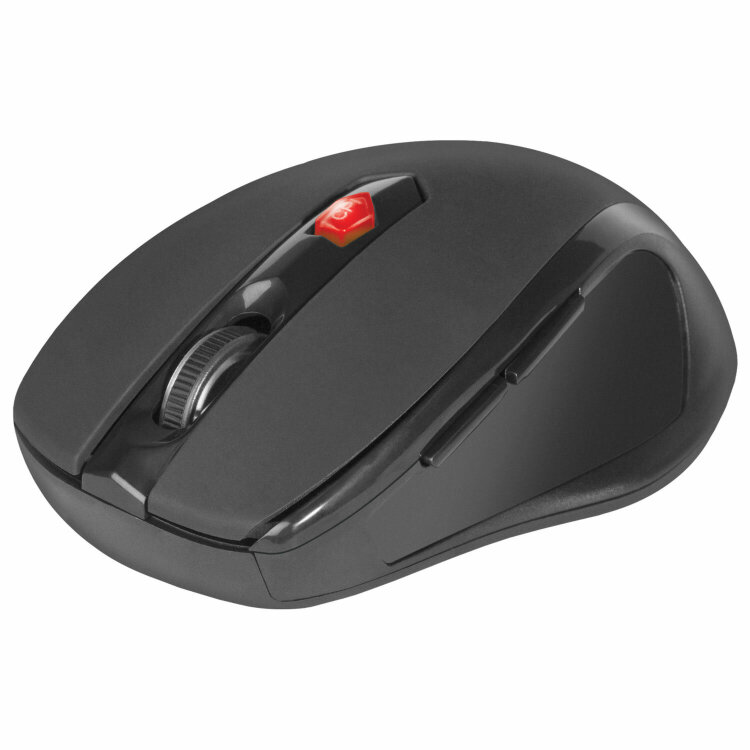 Мышь беспроводная DEFENDER Ultra MM-315, USB, 5 кнопок + 1 колесо-кнопка, оптическая, черная, 52315, 513324