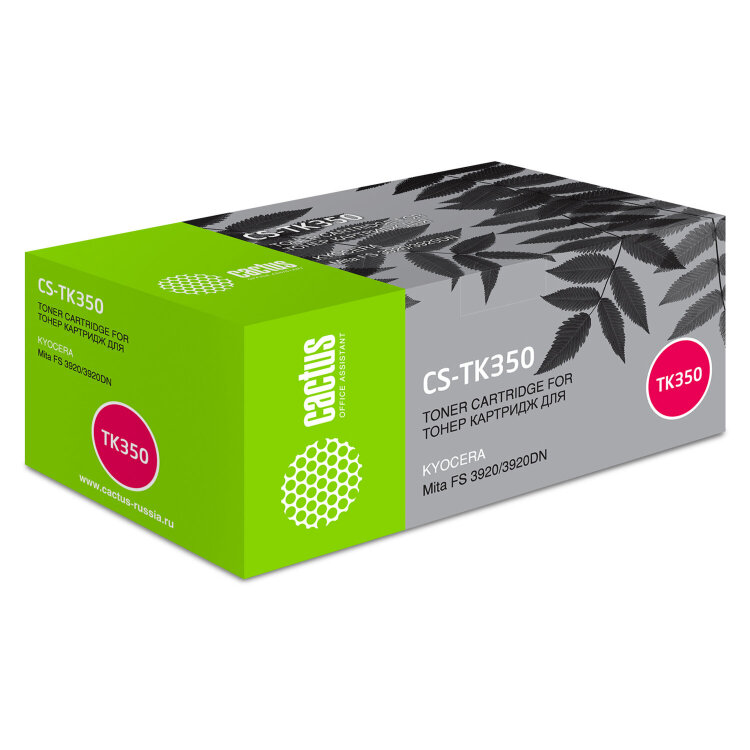 Тонер-картридж CACTUS (CS-TK350) для KYOCERA FS-3920DN, ресурс 15000 стр., 320776