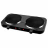 Настольная электрическая плита CENTEK CT-1507, 2000Вт, 2 конфорки, 5 режимов нагрева, черная, CT-1507 Black, 457592
