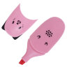 Текстовыделитель мини BRAUBERG KIDS "CUTE CATS PASTEL", АССОРТИ В ПЛАСТИКОВОЙ БАНКЕ, линия 1-5 мм, 152434., 35 штук, 152434