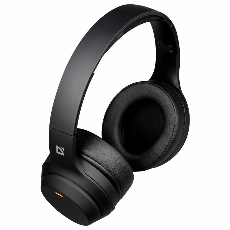 Наушники с микрофоном (гарнитура) DEFENDER FreeMotion B690, Bluetooth, беспроводные, черные, 63690, 514038