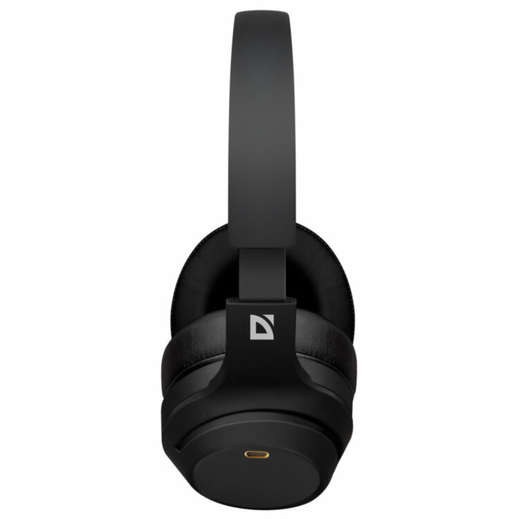 Наушники с микрофоном (гарнитура) DEFENDER FreeMotion B690, Bluetooth, беспроводные, черные, 63690, 514038