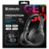 Наушники с микрофоном (гарнитура) DEFENDER FreeMotion B690, Bluetooth, беспроводные, черные, 63690, 514038