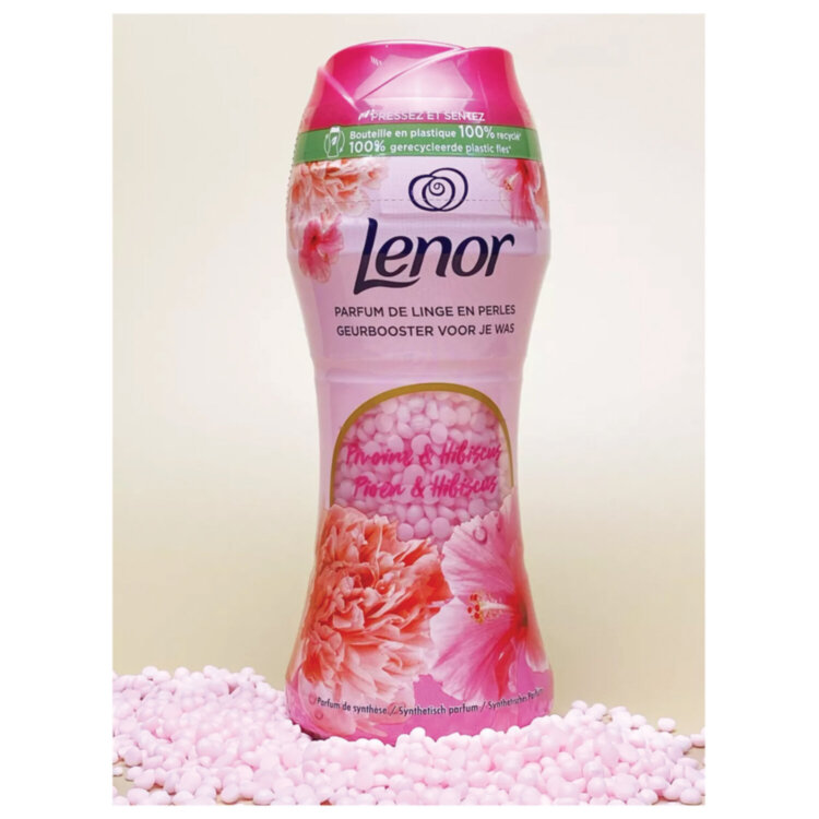 Кондиционер для белья в гранулах 210 г, LENOR "Pivoine & Hibiscus", пион и гибискус, 700241