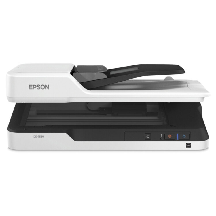 Сканер планшетный EPSON WorkForce DS-1630 А4, 25 стр./мин, 1200x1200, ДАПД, B11B239401, 354775