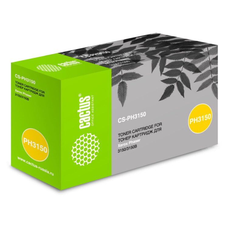 Тонер-картридж CACTUS (CS-PH3150) для XEROX Phaser 3150, ресурс 5000 стр., 320872