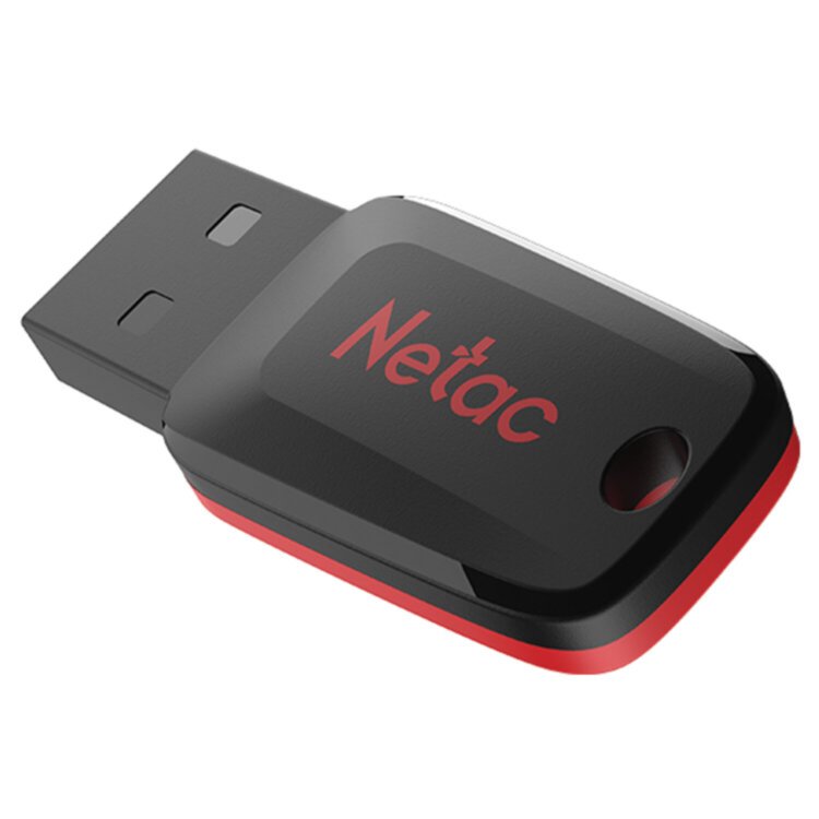 Флеш-диск 16GB NETAC U197, USB 2.0, черный, NT03U197N-016G-20BK, 513707