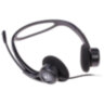 Наушники с микрофоном (гарнитура) LOGITECH PC 960, проводная, компьютерная, 2,4 м, стерео, USB, черная, 511386