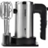 Миксер TIMBERK T-HM40S49, 550 Вт, 5 скоростей, 2 венчика, 2 крюка для теста, подставка, стальной, 457227