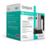 Миксер TIMBERK T-HM40S49, 550 Вт, 5 скоростей, 2 венчика, 2 крюка для теста, подставка, стальной, 457227