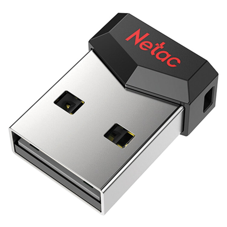 Флеш-диск 16 GB NETAC UM81, USB 2.0, черный, NT03UM81N-016G-20BK, 513698