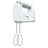 Миксер BOSCH MFQ 36480, 450 Вт, 5 скоростей, 6 насадок, стакан, белый, MFQ36480, 458583
