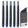 Картриджи чернильные PARKER "Cartridge Quink", КОМПЛЕКТ 5 штук, синие, 1950384, 142388