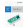 Флеш-диск 32 GB, SMARTBUY Glossy, USB 2.0, зеленый, SB32GBGS-G, 512784