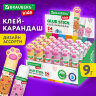 Клей-карандаш "Лапки" Cat Paw, 9 г, фигурный колпачок, BRAUBERG KIDS, 271981, 24 штук, 271981