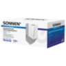 Сушилка для рук ВЫСОКОСКОРОСТНАЯ SONNEN K2022B, 1300 Вт, 150 м/с, IPX1, 72 дБ, белая, пластиковый корпус, 607192, 607192
