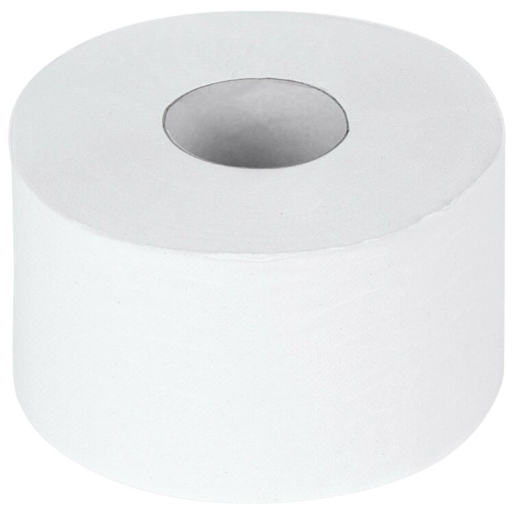 Бумага туалетная 200 м, LAIMA (T2), UNIVERSAL WHITE, 1-слойная, цвет белый, КОМПЛЕКТ 12 рулонов, 111335, 111335
