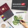 Карандаши художественные цветные BRAUBERG ART PREMIERE, 12 цветов, МЯГКИЙ грифель 4 мм, металл, 181540, 181540