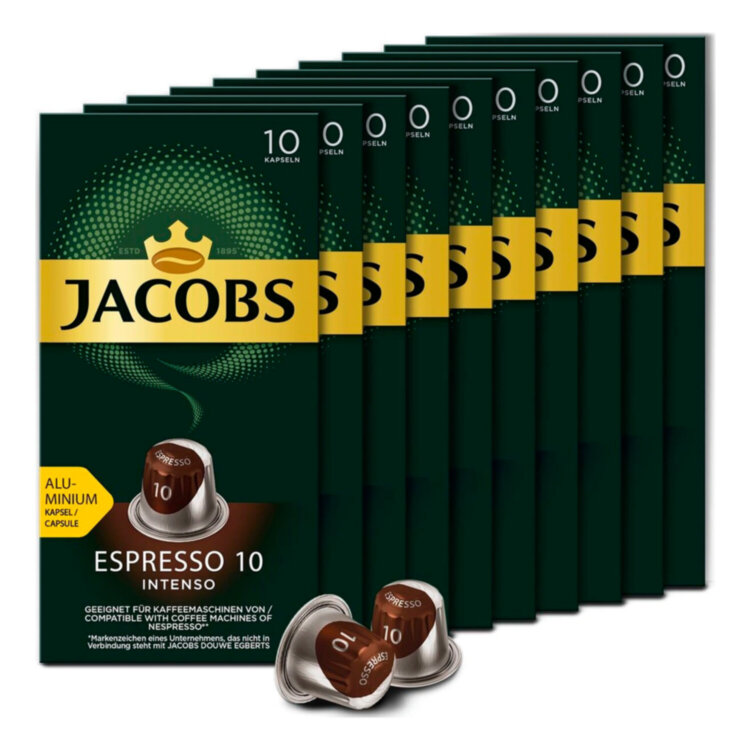 Кофе в капсулах MONARCH "Original" Espresso 10 Intenso для кофемашин Nespresso, 10 порций, 4058904, 622378