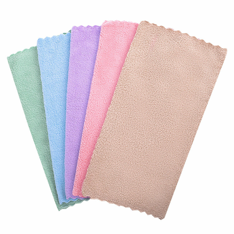 Салфетки из МИКРОФИБРЫ ПЛЮШЕВОЙ 30х30 см, КОМПЛЕКТ 20 шт., PASTEL, ассорти, 250 г/м2, LAIMA HOME, 608444, 608444